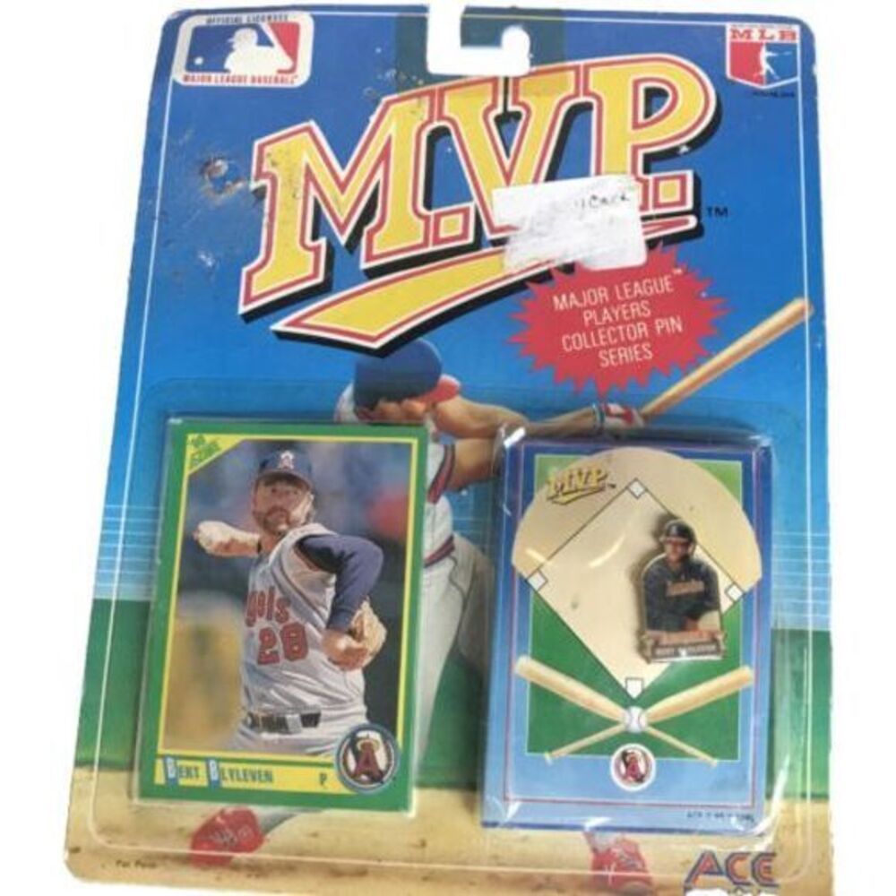 1990 MLB MVP Major‎ League Players Collector Pin Series BERT BLYLEVEN One Card